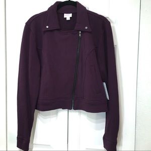LuLaRoe Presley Medium NWT Moro Jacket plum